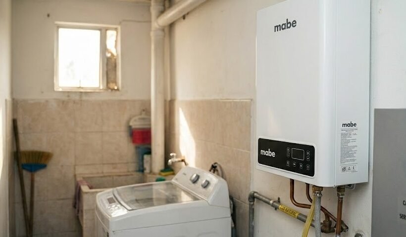 Calentador de paso a gas con mantenimiento de calentadores Mabe en Cali y revisión técnica al día.