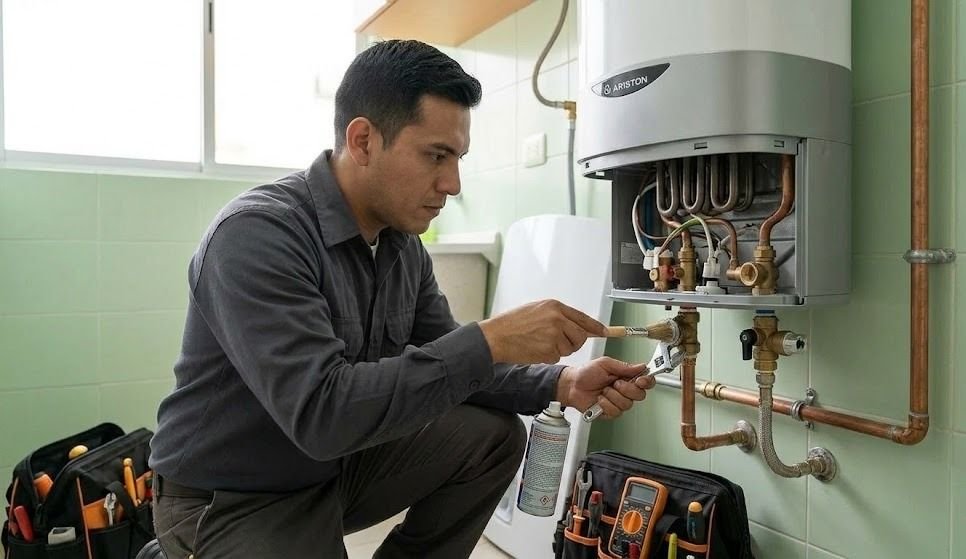 Mantenimiento preventivo integral y servicio técnico de calentadores ariston en Cali.